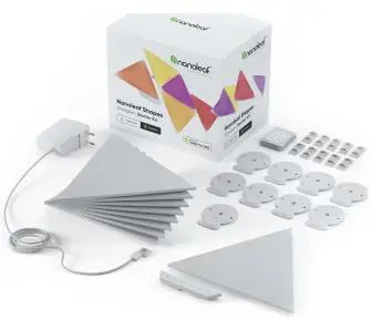 Panel LED Nanoleaf Shapes Triangles Starter Kit 9szt