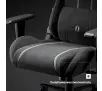 Fotel Diablo Chairs X-One 2.0 Normal Size Black Moss Gamingowy do 150kg Tkanina Czarny