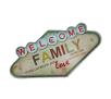 Znak Forever Retro LED Welcome Family RTV100463