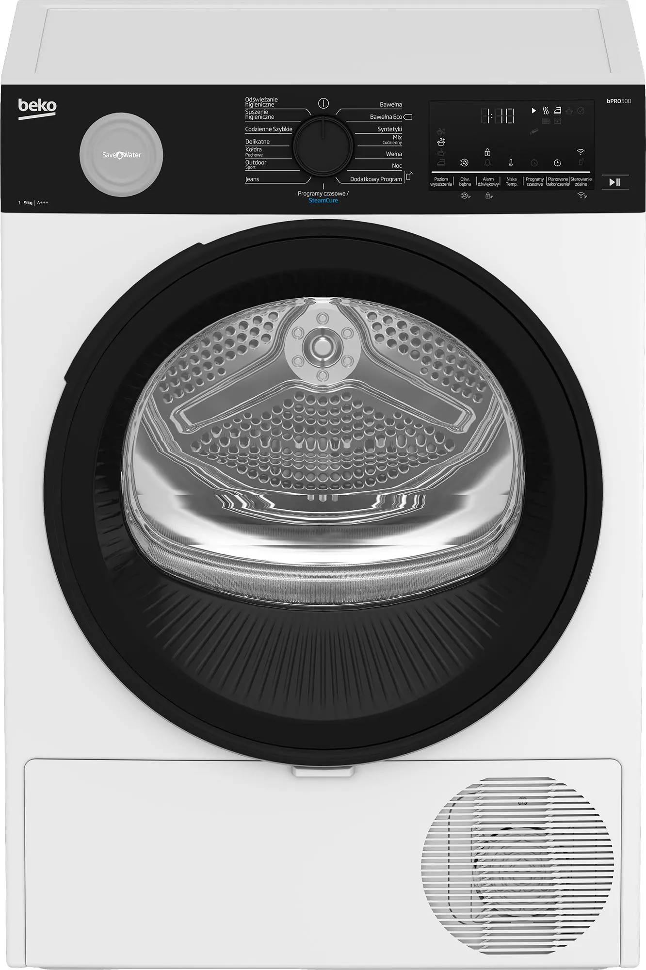 Suszarka Beko bPro500 B5T692411WBPBB SaveWater 52,1cm 9kg Zdalne sterowanie