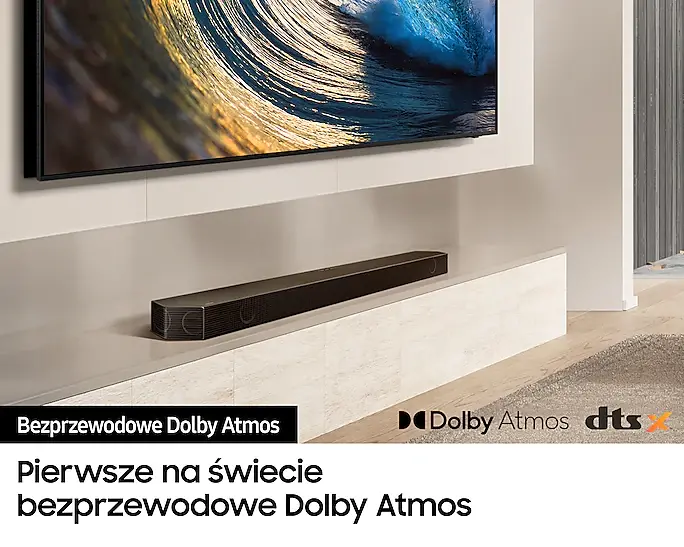 Soundbar Samsung HW-Q990D  11.1.4 Wi-Fi Bluetooth AirPlay Dolby Atmos DTS X
