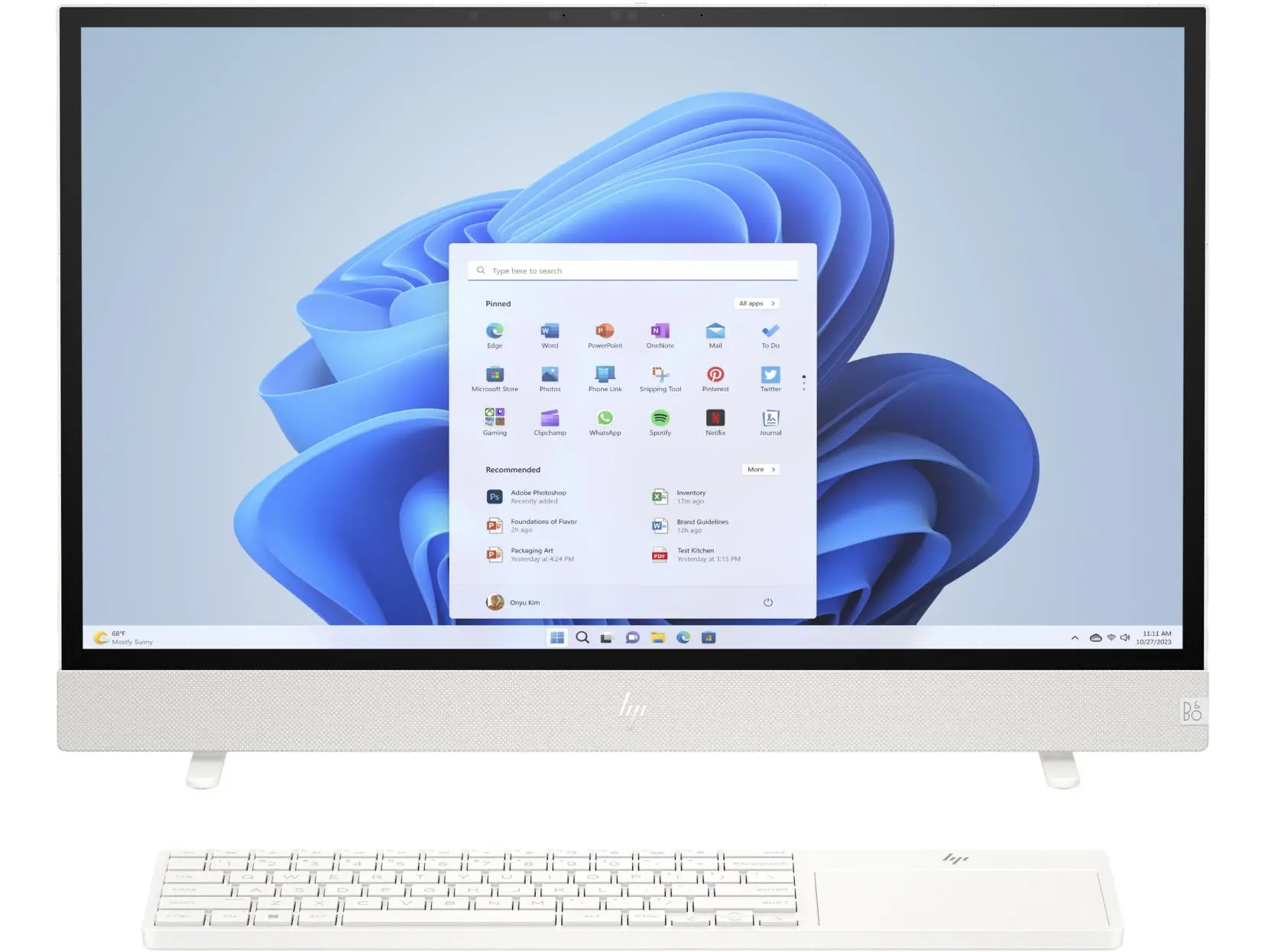 Komputer HP Envy Move 24-cs0014nw 23,8" i5-1335U 16GB RAM 512GB Dysk SSD Win11 Biały