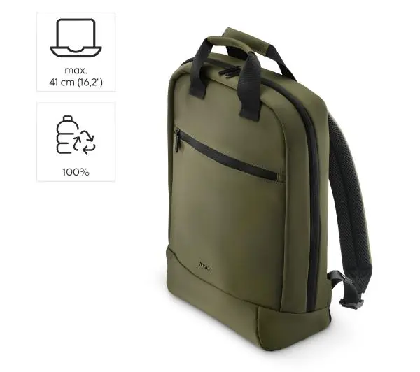 Hama Ultra Lightweight 16,2" Oliwkowy