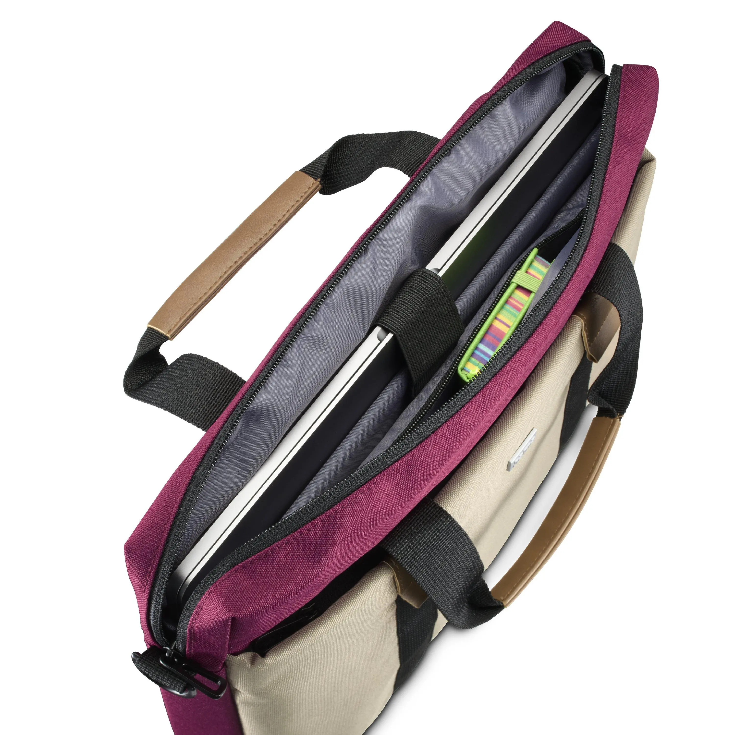 Torba na laptopa Hama Silvan 13,3-14,1'' Burgundowy
