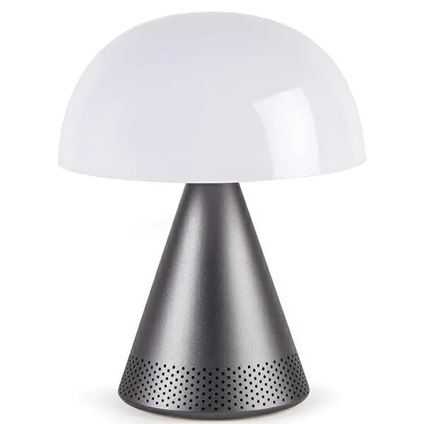 Lampa Lexon Mina Audio L LED z głośnikiem bluetooth LH76MX Szary