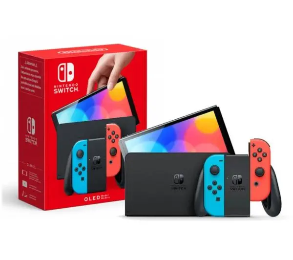 Nintendo Switch OLED Czerwono-niebieski + Splatoon 3 - Kup na Raty - RRSO 0%