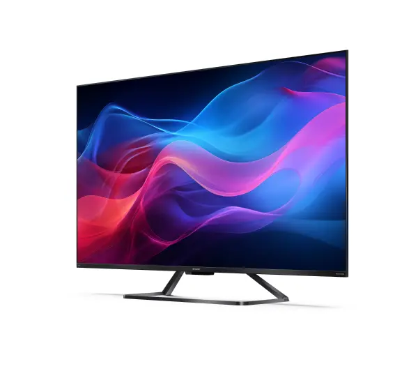 Sharp 50GR8765E 50" QLED 4K 144Hz Google TV Funkcje AI Dolby Vision IQ Dolby Atmos DTS X HDMI 2.1 DVB-T2 - Kup na Raty - RRSO 0%