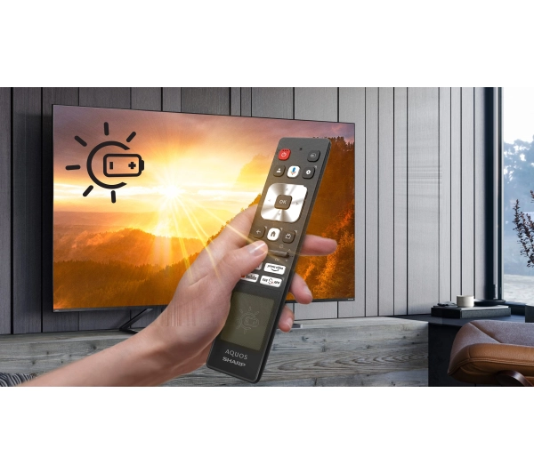 Sharp 50GR8765E 50" QLED 4K 144Hz Google TV Funkcje AI Dolby Vision IQ Dolby Atmos DTS X HDMI 2.1 DVB-T2 - Kup na Raty - RRSO 0%