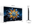 Telewizor TCL 75C655 Pro 75" QLED Pro 4K Google TV Dolby Vision Dolby Atmos HDMI 2.1 DVB-T2