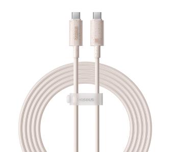 Kabel Baseus USB-C do USB-C Habitat Series 100W 2m Różowy