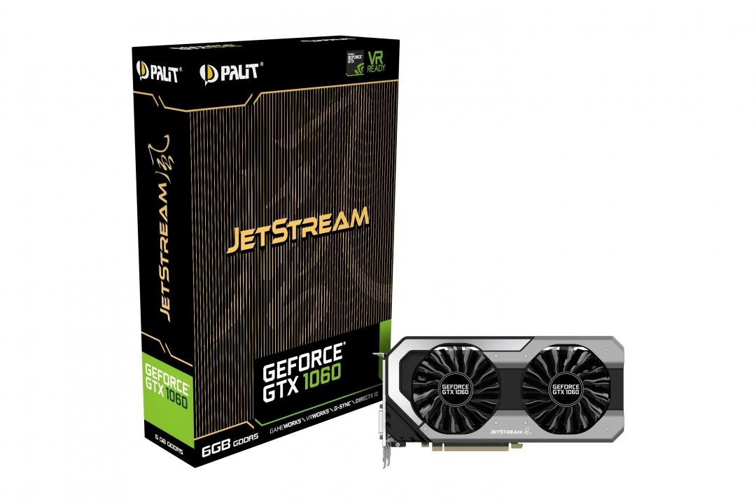 Palit GeForce Cuda GTX 1060 JetStream 6GB GDDR5 192bit