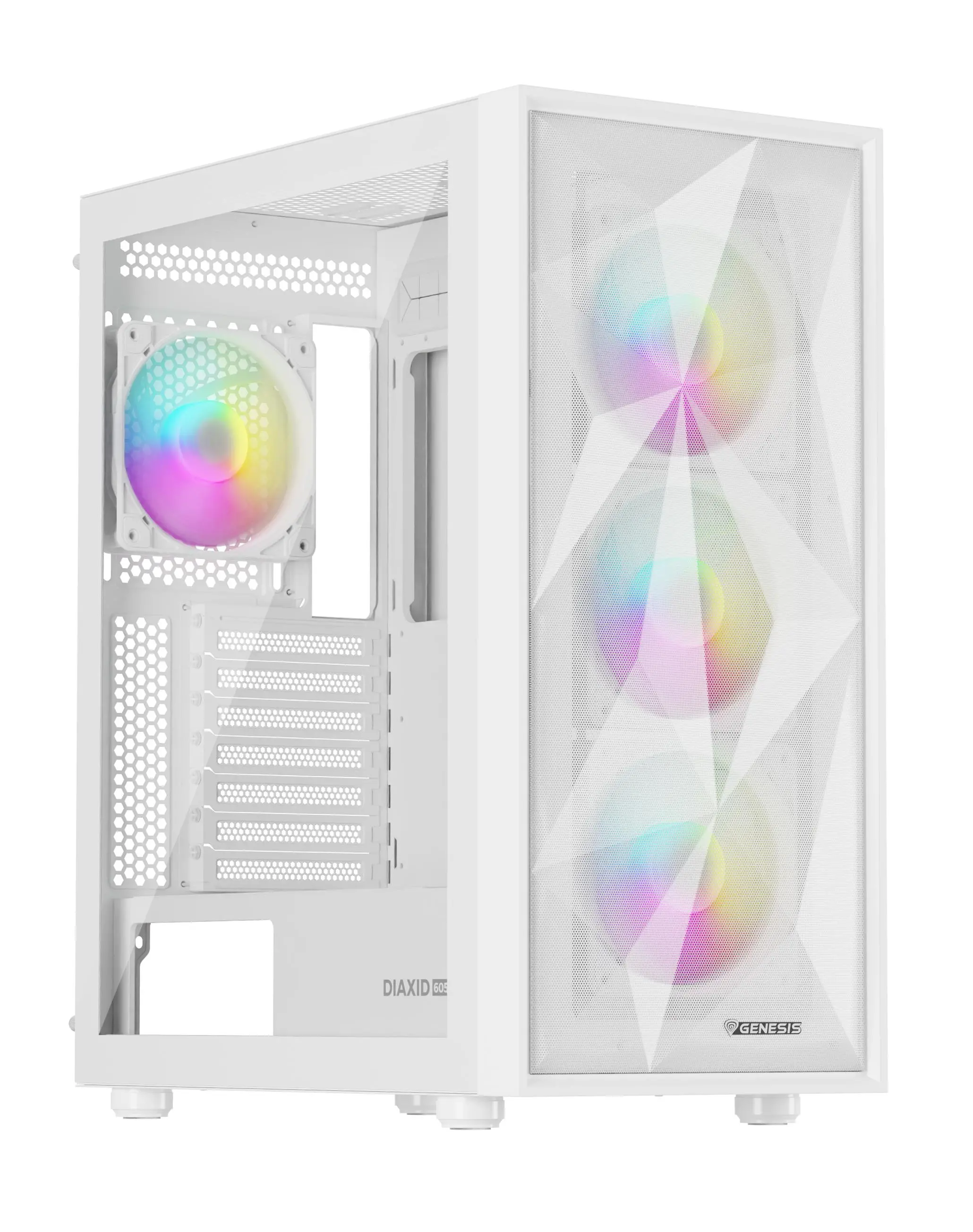 Obudowa Genesis Diaxid 605 ARGB Biały