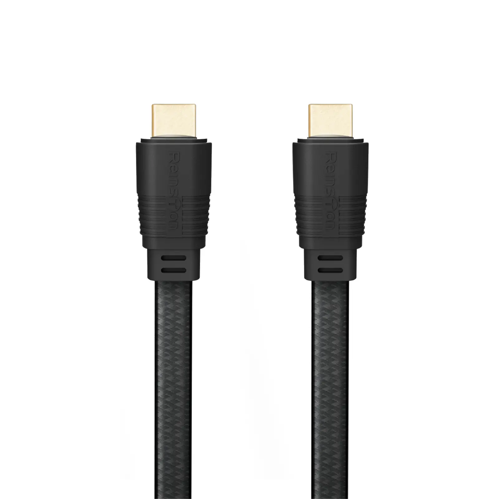 Kabel HDMI Reinston EK041 Płaski HDMI 2.0 1,5m Czarny