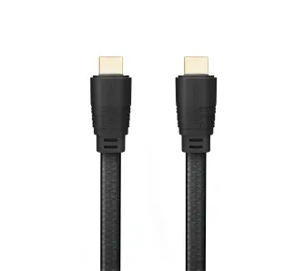 Kabel HDMI Reinston EK041 Płaski HDMI 2.0 1,5m Czarny