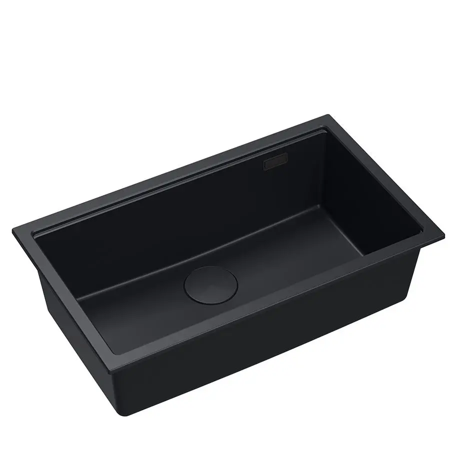 Zlewozmywak Quadron LOGAN 110 HQD7644U7_BLM_I Granitowy Pure carbon