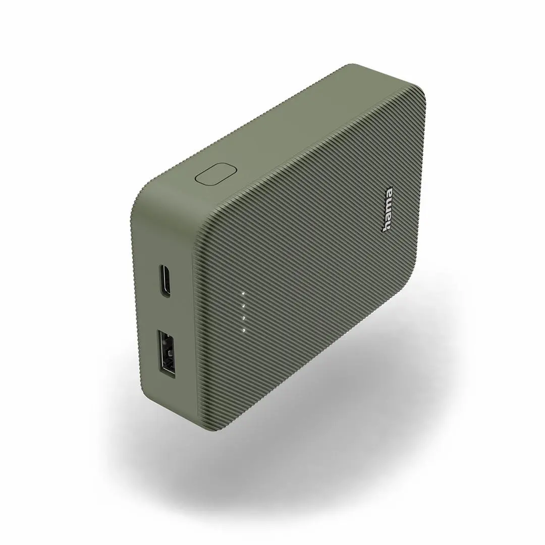 Powerbank Hama Color 10 10000mAh 15W Zielony