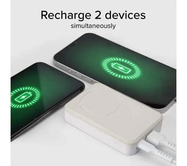 SBS 5000mAh 10W MagSafe Biały