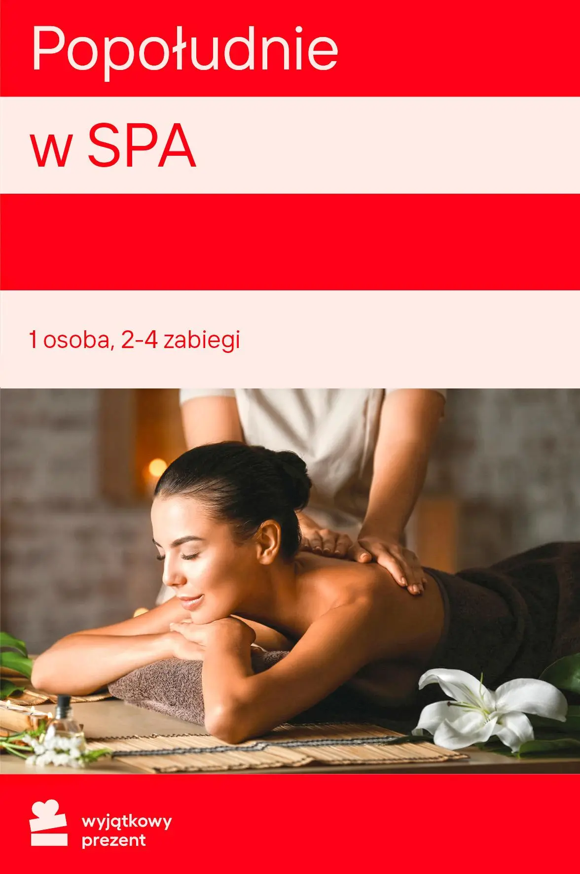 Karta Podarunkowa Popołudnie w SPA Obecnie dostępne tylko w sklepach stacjonarnych RTV EURO AGD