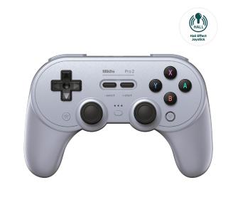 Pad 8BitDo Pro 2 Hall Effect do PC, Nintendo Switch, Android Bezprzewodowy Szary