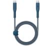 Kabel Energea Flow USB-C - USB-C 1,5m 240W 5A PD Fast Charge Niebieski
