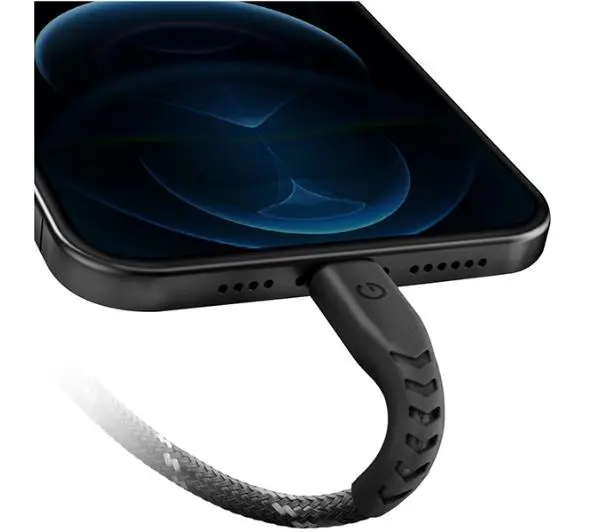 Energea Nyloflex USB-C do Lightning C94 MFI 1.5m Czarny