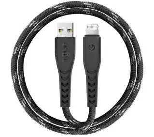 Energea Nyloflex USB do Lightning Charge and Sync C89 MFI 1,5m Czarny