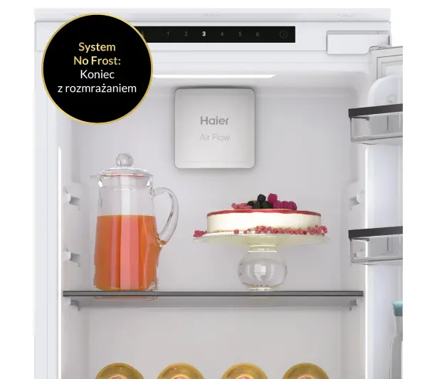 Haier Seria 6 HAMS518EW 176,9cm Szuflada z kontrolą wilgotności - TRZECI -55%, ALBO 5-TY ZA 1ZŁ - Kup na Raty - RRSO 0%