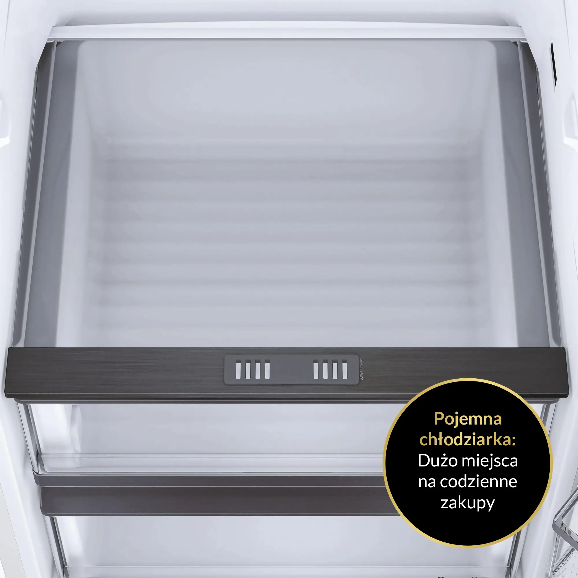 Lodówka Haier Seria 6 HAMS518EW 176,9cm Szuflada z kontrolą wilgotności