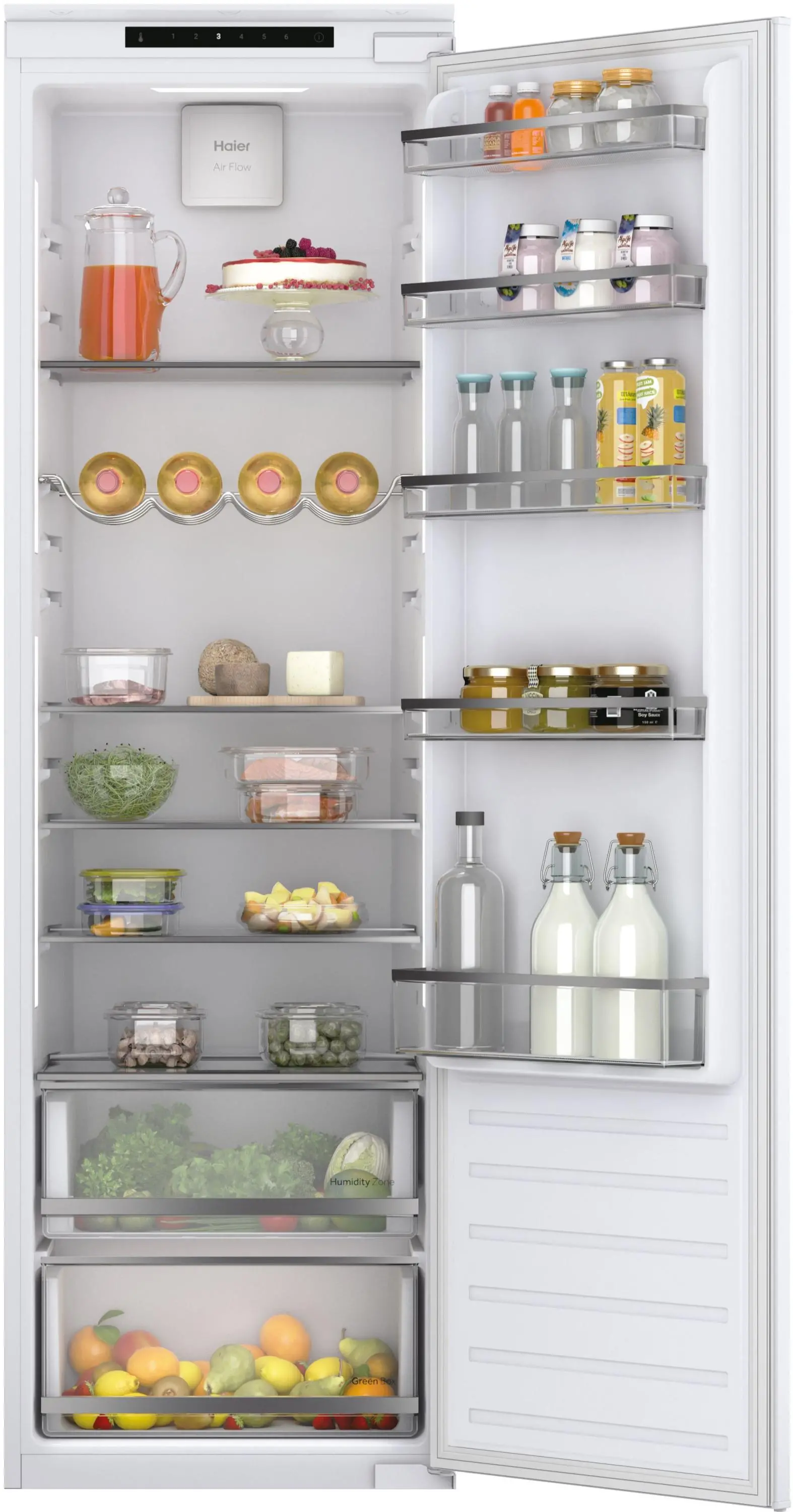 Lodówka Haier Seria 6 HAMS518EW 176,9cm Szuflada z kontrolą wilgotności