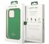 Etui Lacoste Silicone MagSafe do iPhone 14 Pro Max Zielony