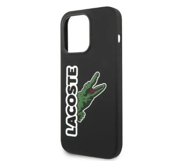 Lacoste Silicone Head Crocodile do iPhone 14 Pro Max Czarny