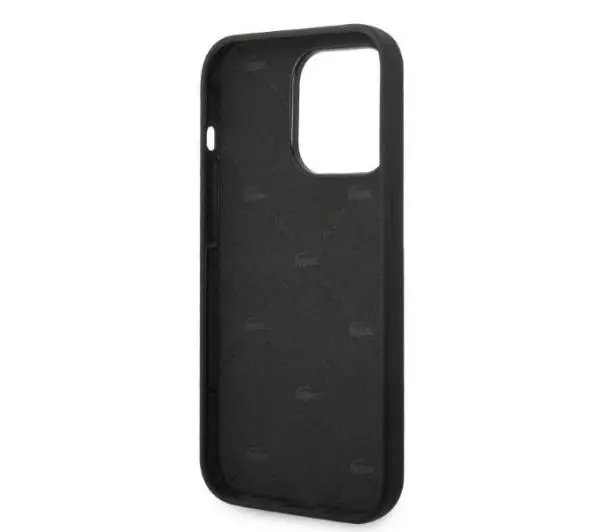 Lacoste Silicone Head Crocodile do iPhone 14 Pro Max Czarny