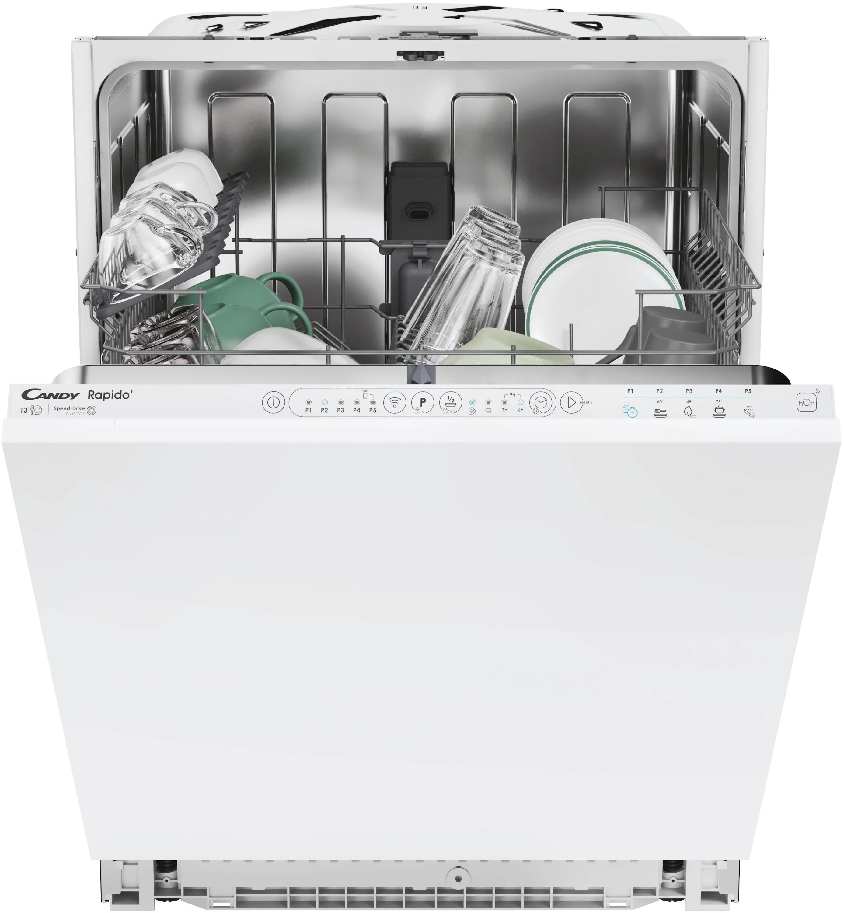 Zmywarka Candy RapidO CI 3E7L0W2 59,7cm Zdalne sterowanie