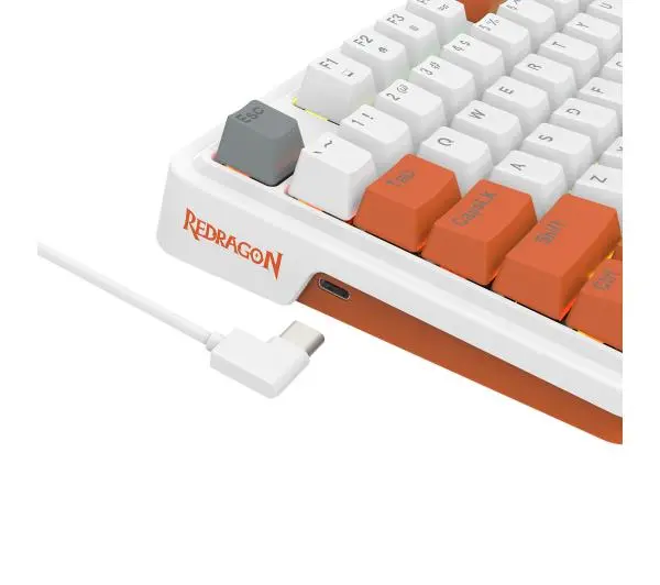 Redragon K664WOG-RGB Gloria Redragon Red Szaro-pomarańczowy