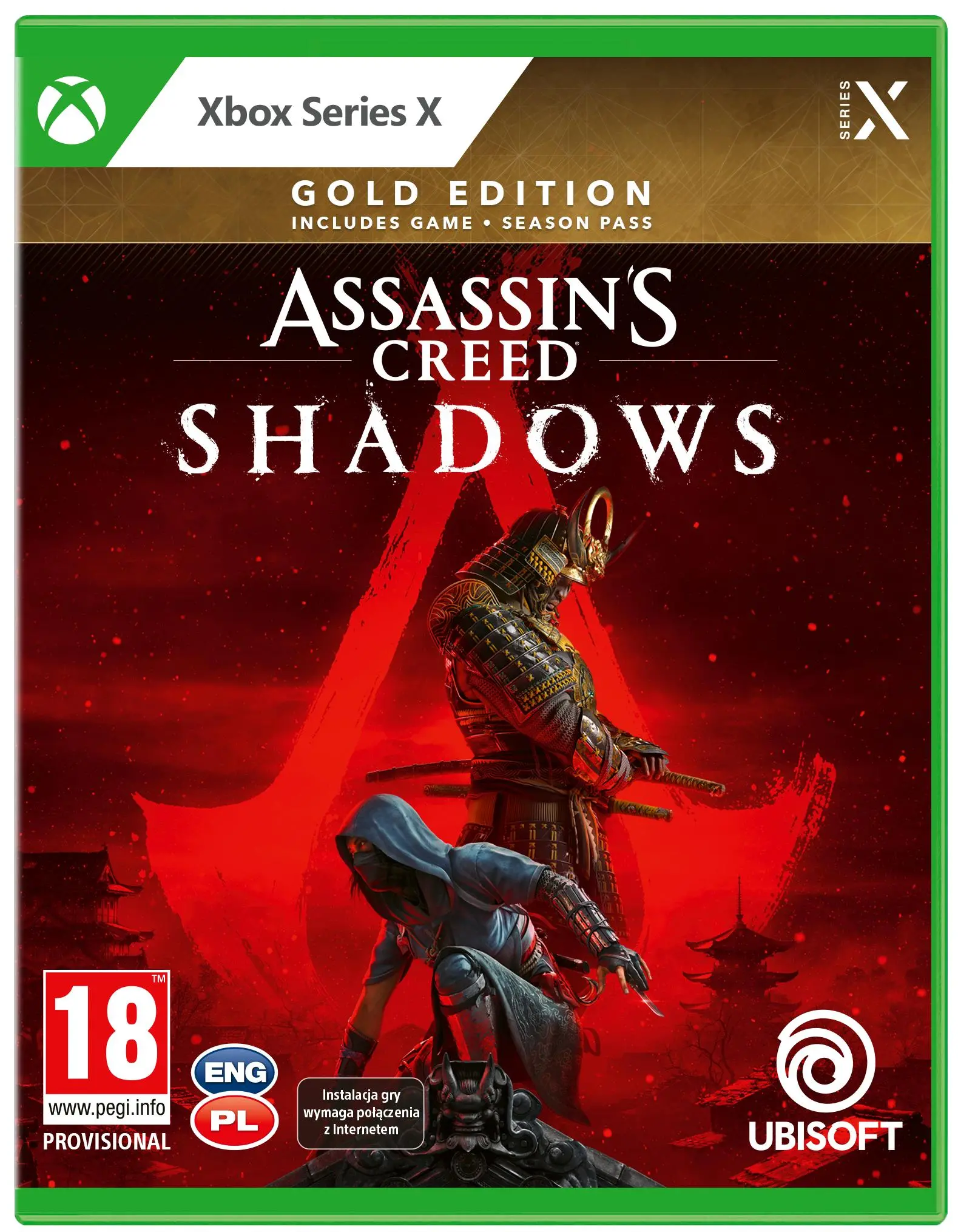 Assassin’s Creed Shadows Edycja Gold Gra na Xbox Series X
