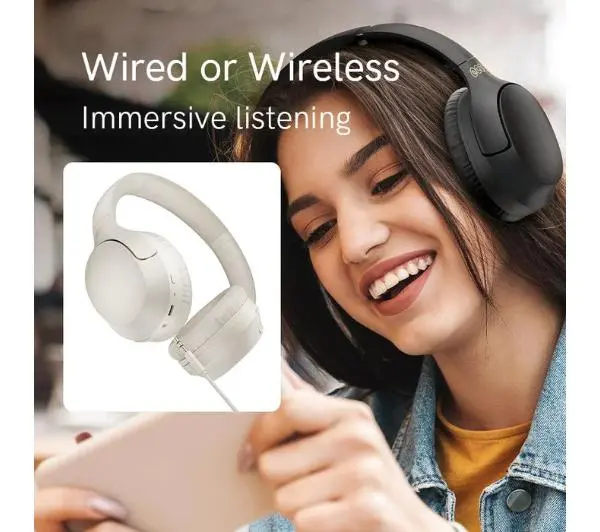 QCY H2 PRO Nauszne Bluetooth 5.3 Czarny