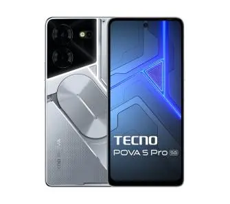 Smartfon Tecno POVA 5 Pro 5G 8/256GB 6,78" 120Hz 50 Mpix Srebrny