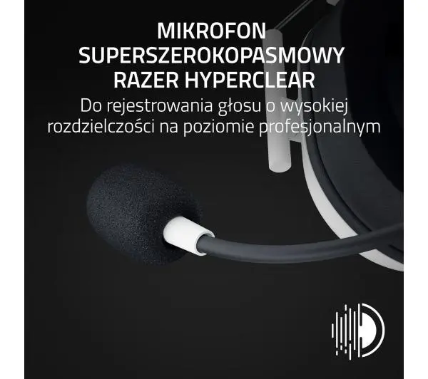 Razer BlackShark V2 HyperSpeed Nauszne Biały - Kup na Raty - RRSO 0%