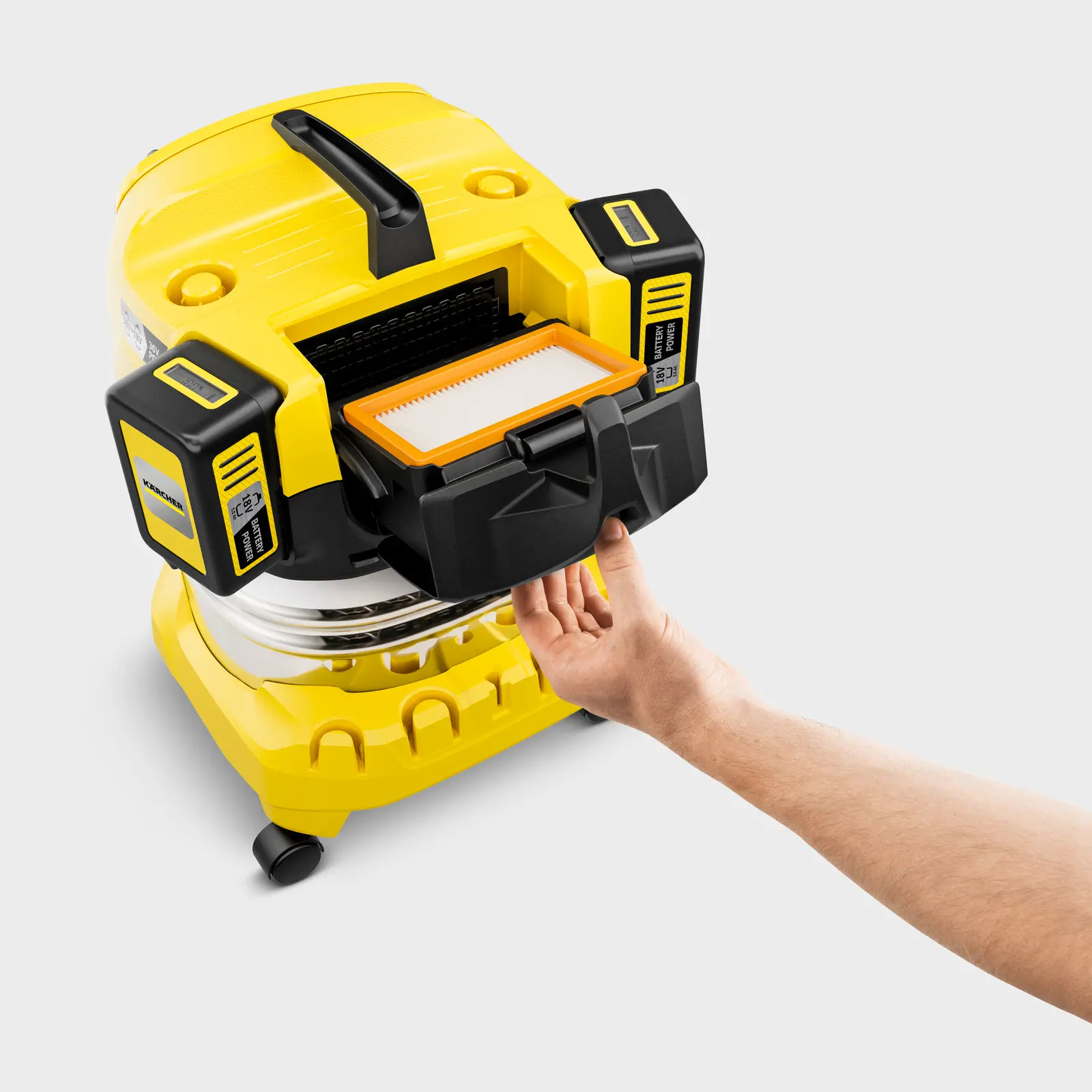 фото Професійний пилосос Karcher WD 4-18 S Dual Battery Set (1.628-626.0)