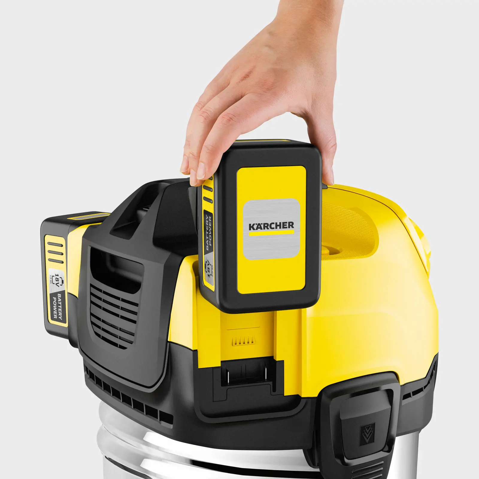фото Професійний пилосос Karcher WD 4-18 S Dual Battery Set (1.628-626.0)
