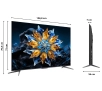 Telewizor TCL 55C655 Pro 55" QLED Pro 4K Google TV Dolby Vision Dolby Atmos HDMI 2.1 DVB-T2
