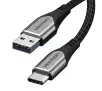 Kabel Vention USB 2.0 A do USB-C CODHC 3A 0,25m Szary