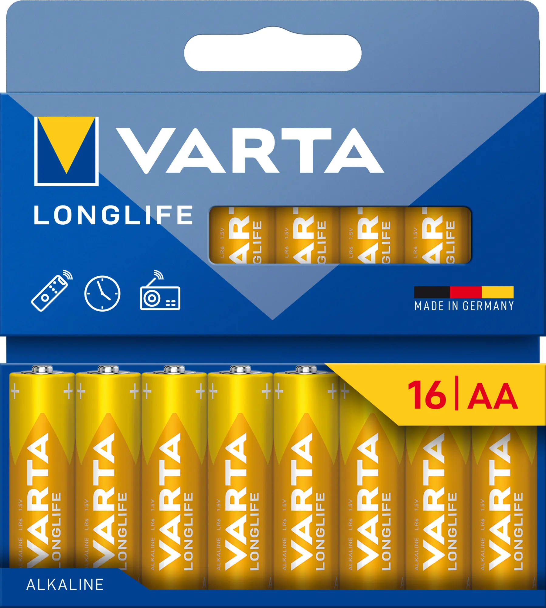Baterie VARTA AA Longlife 16szt.