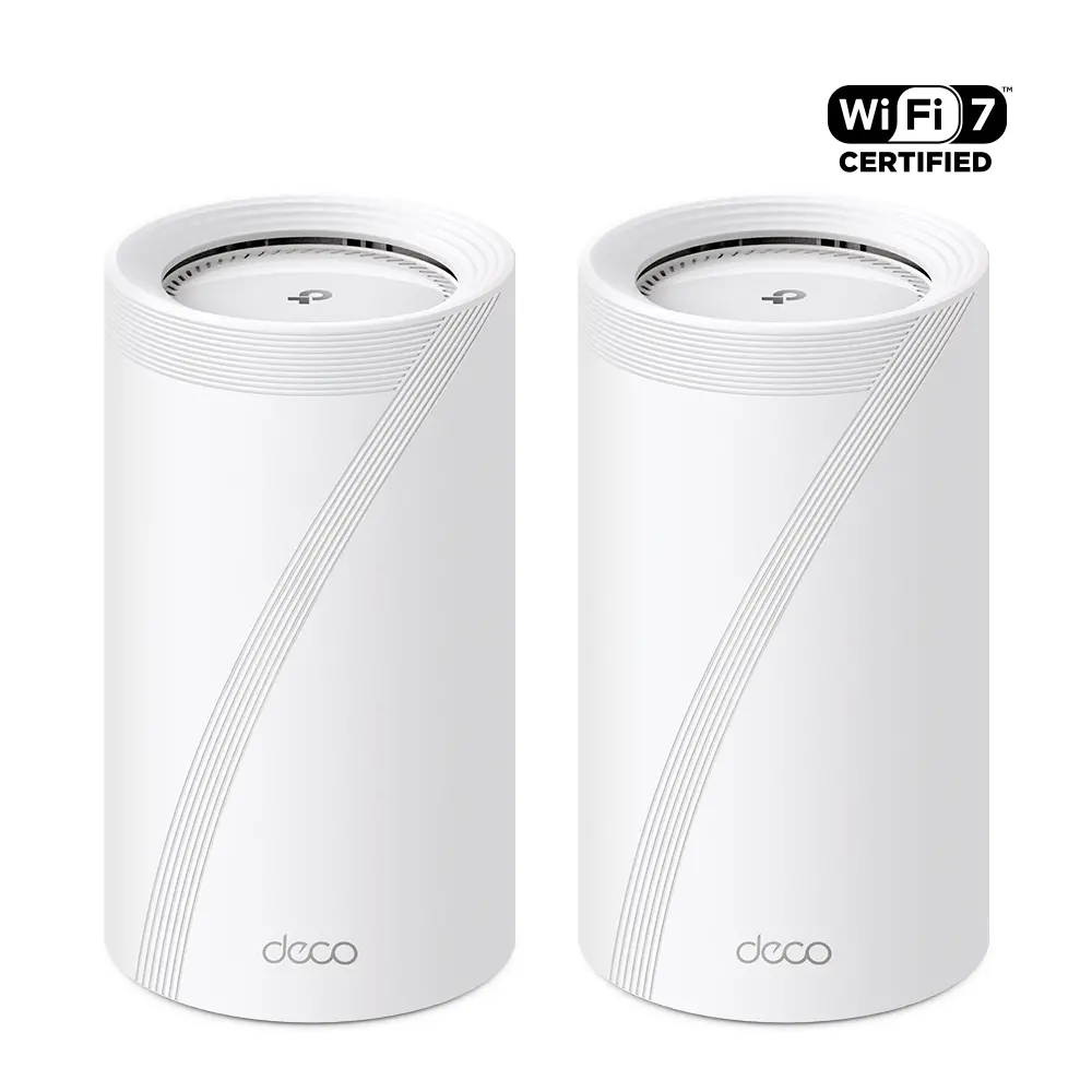 Фото Маршрутизатор (точка доступу) TP-Link Deco BE85 BE19000 White (2-Pack)