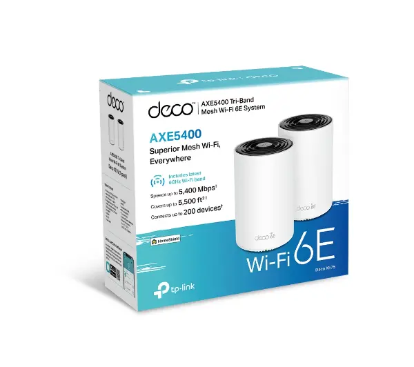 TP-LINK Deco XE75 AXE5400 2szt. Biały - Kup na Raty - RRSO 0%