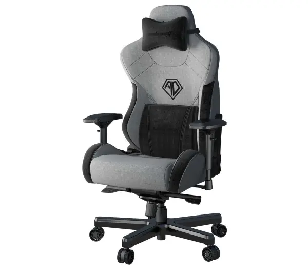 Anda Seat  T-Pro 2 XL Gamingowy do 200kg Tkanina Szary - Kup na Raty - RRSO 0%