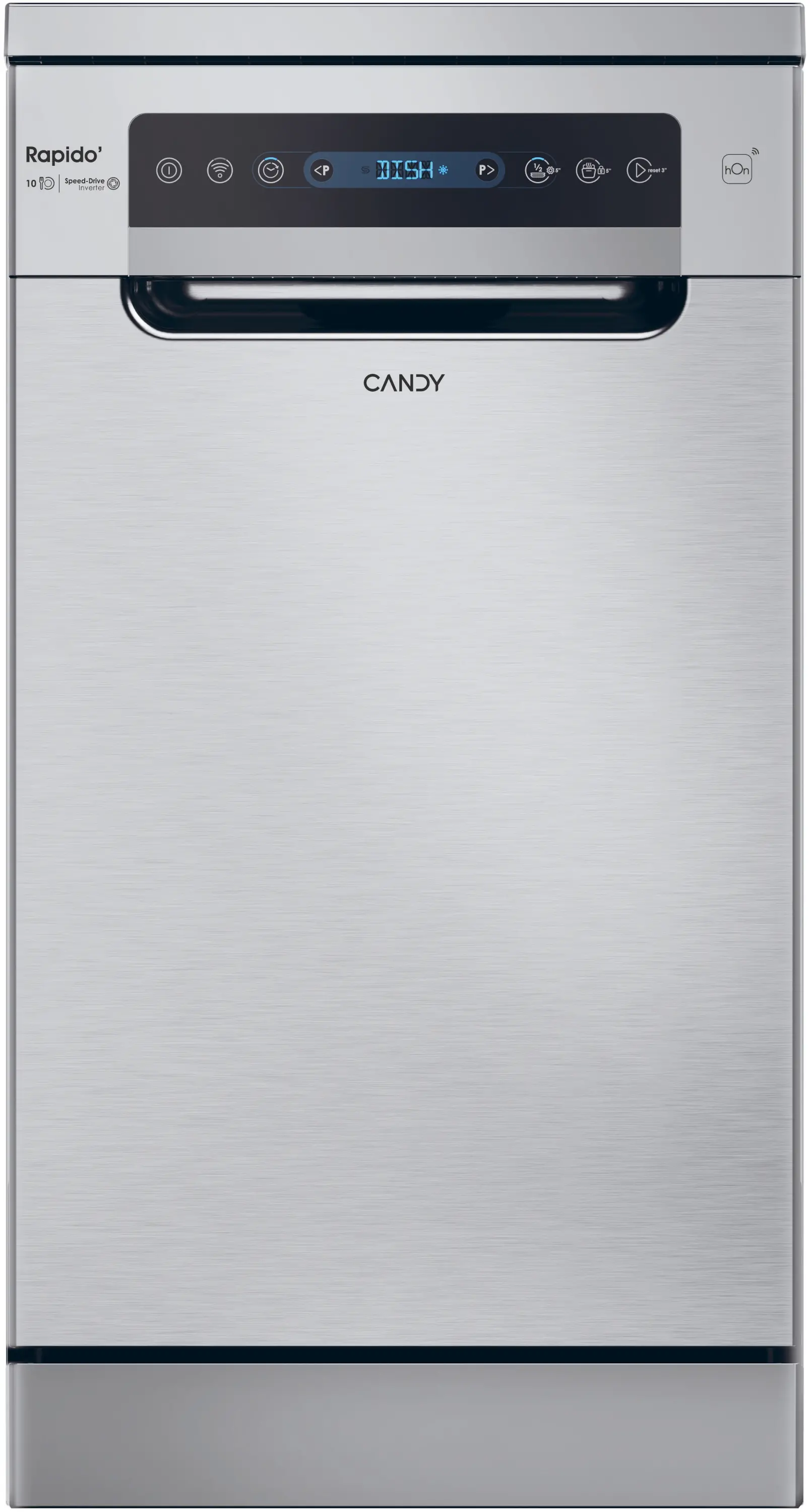 Zmywarka Candy RapidO CF0C7SB0FX 44,8cm Automatyczne otwieranie drzwi Zdalne sterowanie