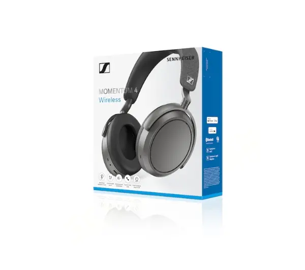 Sennheiser MOMENTUM 4 Wireless Nauszne Bluetooth 5.2 Grafitowy