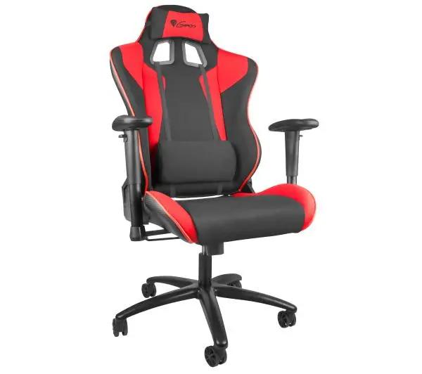 Genesis Nitro 770 Gamingowy do 150kg Skóra ECO Tkanina Czarno-czerwony - Kup na Raty - RRSO 0%