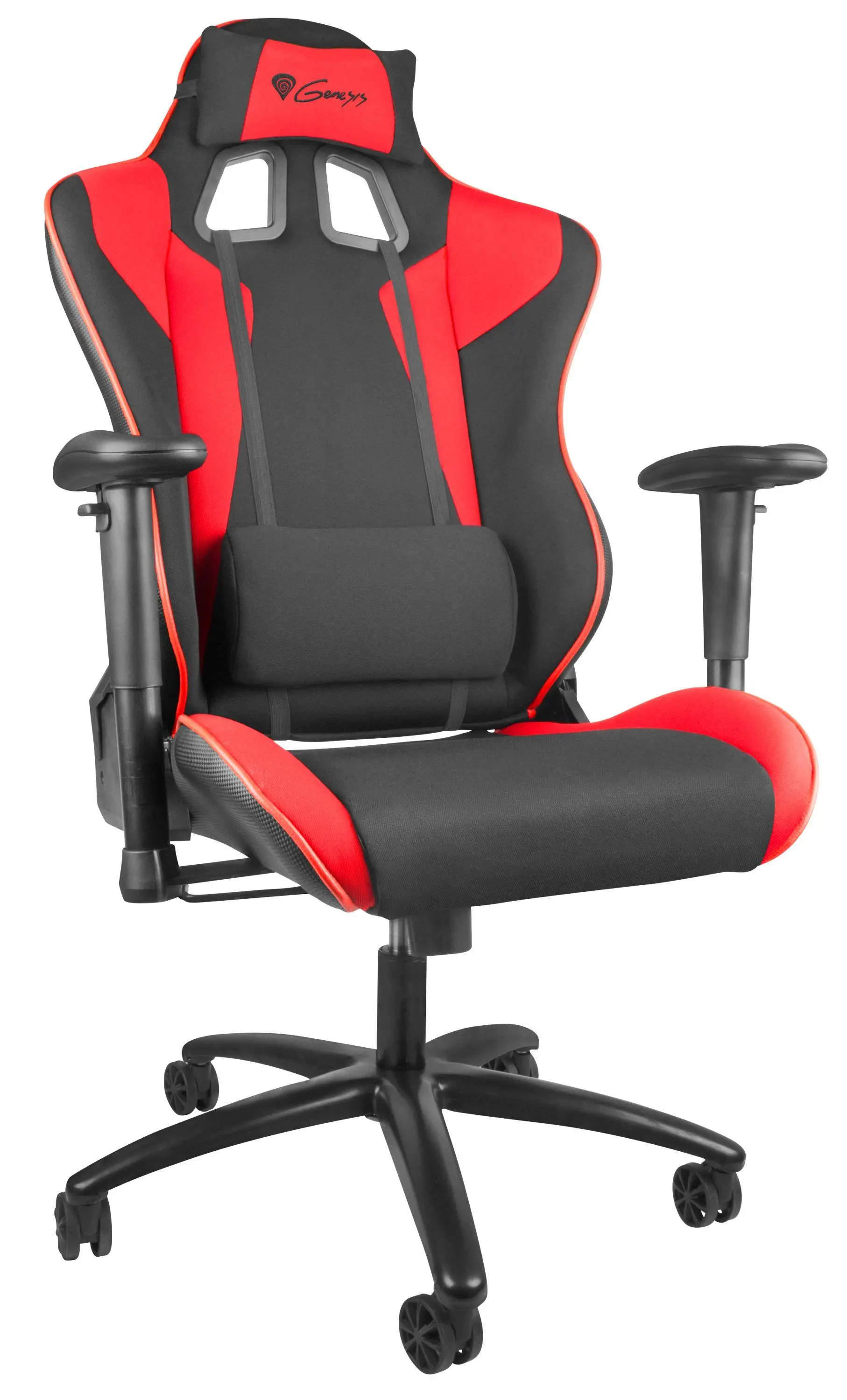 Genesis Nitro 770 Gamingowy do 150kg Skóra ECO Tkanina Czarno